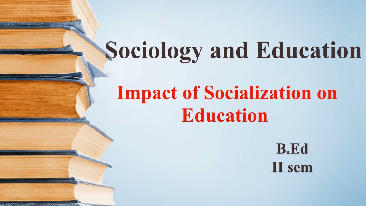 Concept of socialization in education